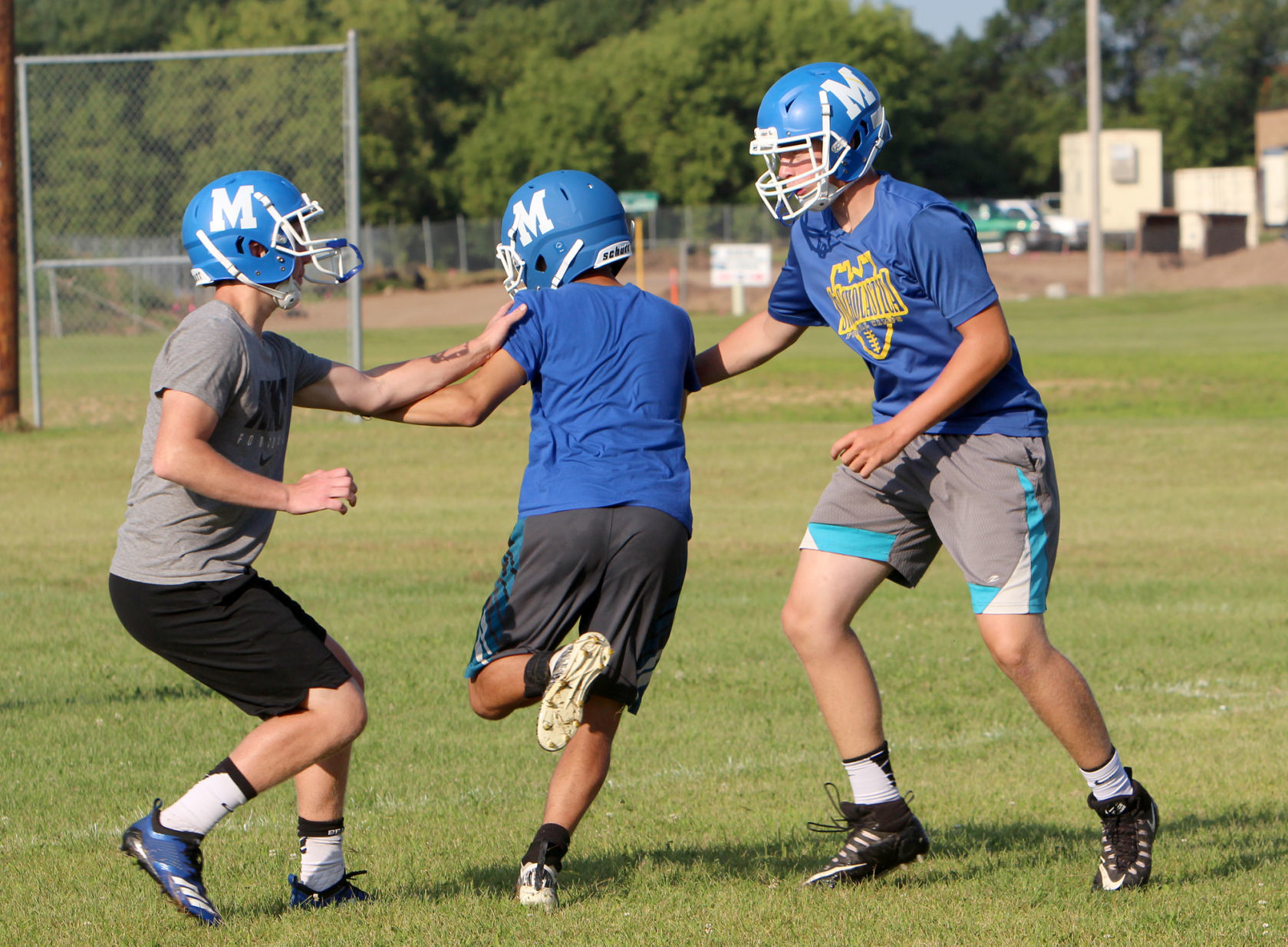 McDonell football practice 8-7-19